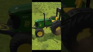 John Deere tractor rotavatorviral short [upl. by Ellehcirt327]