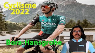 🚴‍♂️Présentation Cyclisme 2022  BoraHansgrohe🇩🇪 Vlasov Bennett Kelderman Hindley Meus [upl. by Nolahp616]