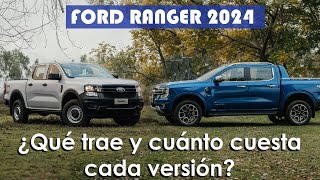 Ford Ranger 2024  Gama completa con precios equipamiento y motor de cada versión [upl. by Beckett]