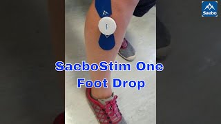 SaeboStim ONE Electrical Stimulation for foot drop [upl. by Sadiras]