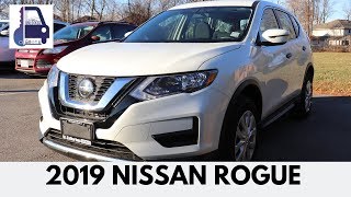 2019 Nissan Rogue S AWD In Depth Detailed Walk Around and Review [upl. by Eimmaj]