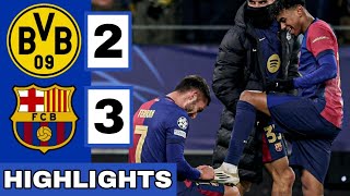 🔴Borussia Dortmund vs Barcelona 23 Extended HIGHLIGHTS  UEFA Champions League [upl. by Flowers]