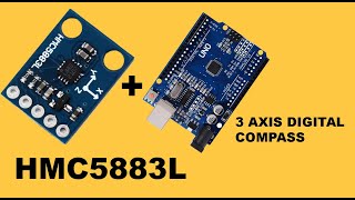 How to easily use HMC5883L Compass Sensor [upl. by Meade]