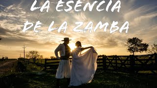 HERMOSA ZAMBA GALLITOS DEL AIRE BAILADA EN UNA MAGNÍFICA POSTAL DEL CAMPO ARGENTINO [upl. by Ruelu]