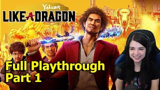 Yakuza Like a Dragon  Part 1  Full Playthrough [upl. by Karlee746]