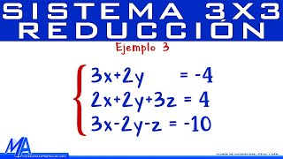 Solución de sistemas de ecuaciones de 3x3 con números complejos Determinantes [upl. by Temp707]