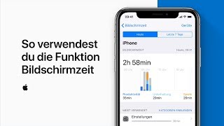 So verwendest du die Funktion Bildschirmzeit — Apple Support [upl. by Nodnart]