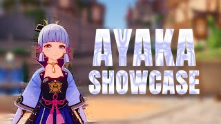 AYAKA SHOWCASE  Genshin Impact [upl. by Adnuhsed]