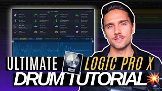 The ABSOLUTE BEST way to do drums in Logic Pro X 105 UPDATE  Drum Machine Designer Tutorial [upl. by Ecaidnac]