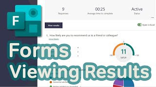 Microsoft Forms  The Response Summary [upl. by Ennayhc]