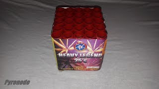 Heavy legend 25sh  Rubro Fireworks 25 shots [upl. by Allehcram]