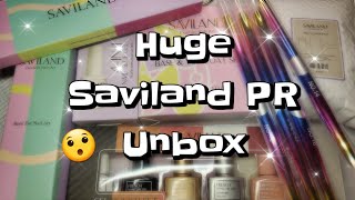 SAVILAND NAIL ART HAUL  PR UNBOX [upl. by Beck]