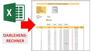 Darlehensrechner mit einmaliger Sondertilgung I Excel Vorlage I Excelpedia [upl. by Cumine]