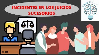 INCIDENTES EN LOS JUICIOS SUCESORIOS [upl. by Digirb361]