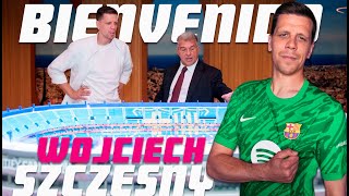 OFICIAL SZCZĘSNY NUEVO PORTERO DEL FC BARCELONA 🔵🔴 [upl. by Jamesy]