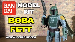 Star Wars Bandai 112th Scale BOBA FETT Model Kit  Action Figure Review [upl. by Adnyl690]