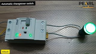 Automatic changeover switch working and wiring  Altech automatic changeover switch [upl. by Leopoldine]