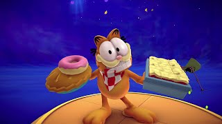 Nickelodeon AllStar Brawl  Garfield DLC Gameplay [upl. by Glaab411]