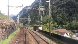 Gotthard Cab Ride Führerstandsmitfahrt in Ae 66 11402 quotUriquot [upl. by Higley57]