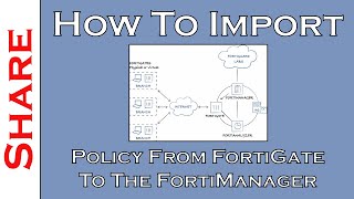 FortiManager Importing Policy From Your FortiGate [upl. by Kall]