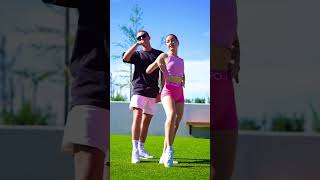 Hundred Miles Viral TikTok dance Trend  Jasmin and James shorts [upl. by Anirtap]