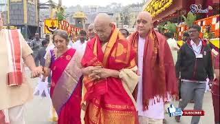 Chaganti Koteswara Rao Visits Tirumala Tirupati Temple [upl. by Ecirum732]