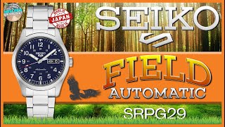 The Perfect Automatic  Seiko 5 Sports 100m Automatic Field Watch SRPG29  SRPG29K1 Unbox amp Review [upl. by Annwahs]