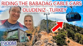 Babadag Mountain Cable Cars In Oludeniz Turkey  Full Experience amp Review [upl. by Brasca]