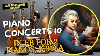 Mozart  Piano Concerto 10 in Eb for 2 pianos K316a [upl. by Carita]