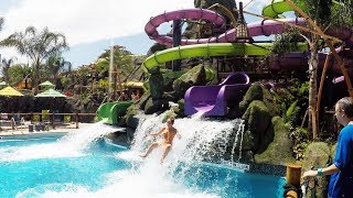 4K Ohyah amp Ohno Drop Slides  Volcano Bay Orlando FL [upl. by Nosretep411]