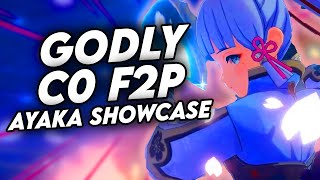 AYAKA F2P C0 SHOWCASE amp F2P BUILD GUIDE  Genshin Impact [upl. by Abraham]