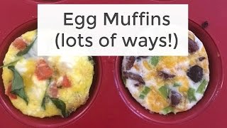 Easy  Healthy Egg Muffins Recipe FaceBook LIVE [upl. by Sadella]