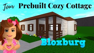 Bloxburg Prebuilt Home Tour  Bloxburg Pre built Cozy Cottage  Bloxburg Cozy Cottage [upl. by Leibarg]