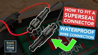 How To Fit A SUPER SEAL Waterproof Wire Connector  Easy StepbyStep Assembly Guide [upl. by Audun]