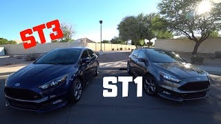 The Differences Between the Focus ST1 and ST3 [upl. by Nyrhtak846]