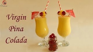 Virgin Pina Colada Mocktail  OvalShelf [upl. by Nedlog]