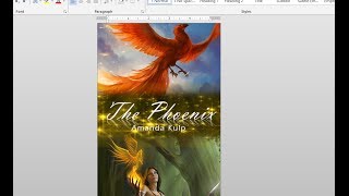 How to Make a Professional Book Cover In MS Word ✔  Cover Page Designing [upl. by Mun]