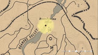 Red Dead Online  Brandywine Drop Treasure ALL LOCATION [upl. by Nereen499]