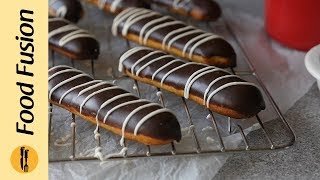 Chocolate Eclairs Recipe By Food Fusion [upl. by Fernandes]