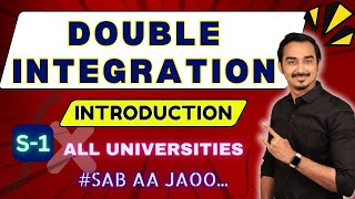 DOUBLE INTEGRATION  S1  MULTIPLE INTEGRAL  ENGINEERING MATHS  SAURABH DAHIVADKAR [upl. by Trojan]