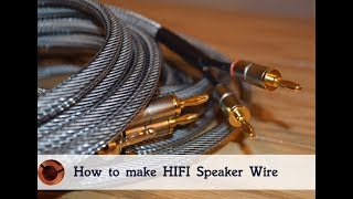 How to make Your own HiFi Speaker Wire [upl. by Livvy]