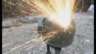 K63 Russian Helmet ballistic test  Titanium vs 57mm SS190 [upl. by Tychonn]