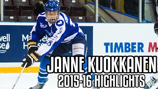 Janne Kuokkanen  201516 Highlights  Kärpät U20 [upl. by Joslyn]