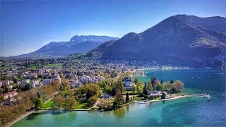 Lac dAnnecy  Haute Savoie  France  DJI MAVIC Drone 4k [upl. by Aivun17]