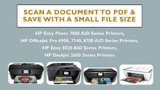 How to get a small PDF file size after scanning [upl. by Moyers482]