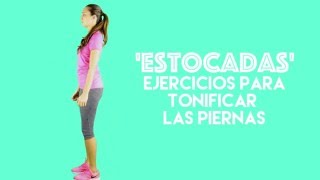 Estocadas Ejercicios practicos para hacer en casa [upl. by Llenart831]