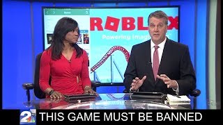 These News Reporters Want Roblox Banned [upl. by Lunsford419]