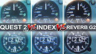 THROUGH THE LENSES  QUEST 2 vs Reverb G2 vs INDEX 90Hz Quest [upl. by Annahael]