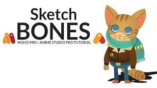 Character Rigging Tutorial  Moho Pro  Anime Studio Pro  Sketch Bones [upl. by Havard814]