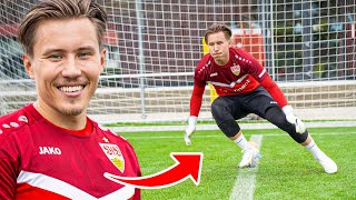 I Trained like a Pro at VFB Stuttgart [upl. by Aiuoqes]